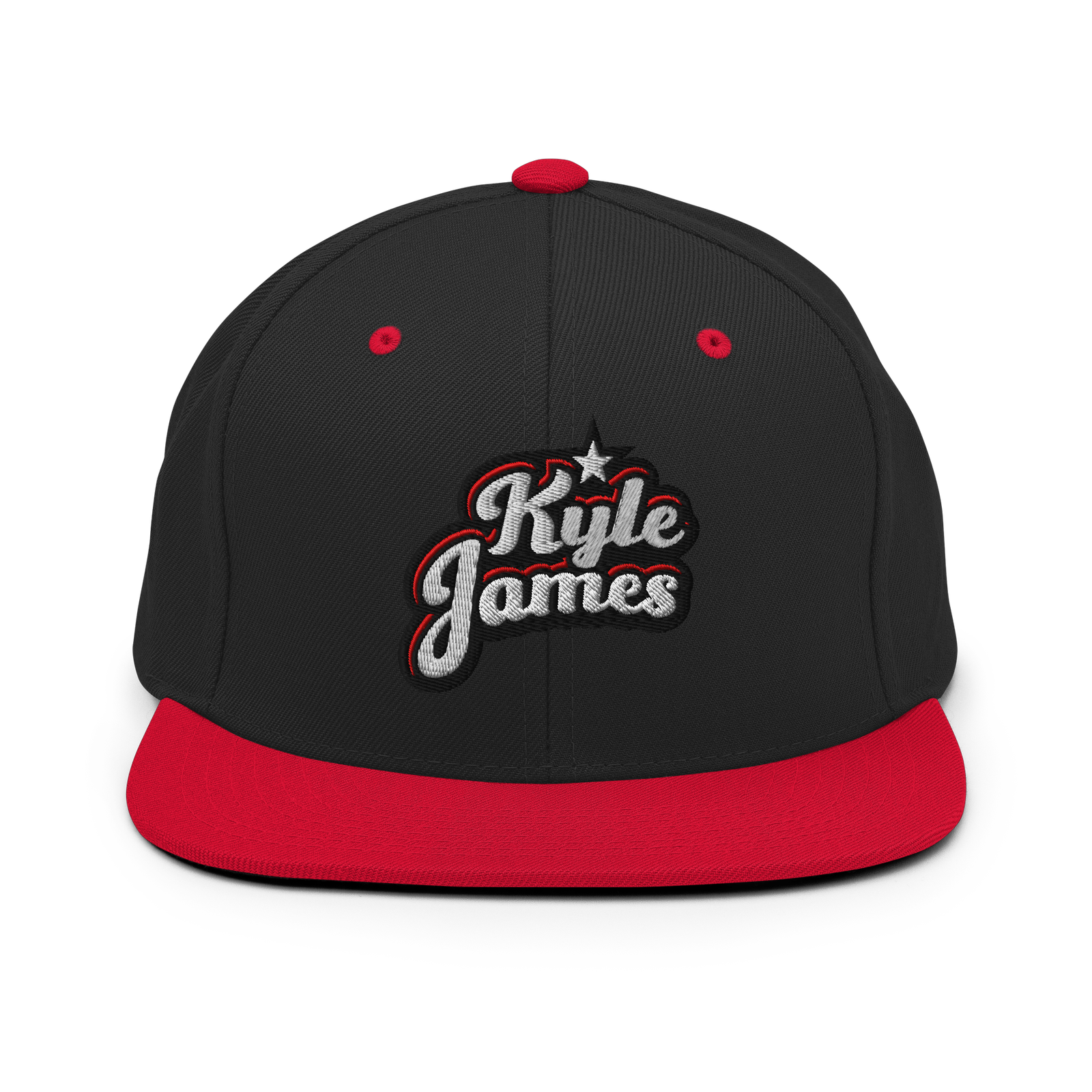 classic snapback black red front 6a5f3788870c3 Kyle James HRA Snapback Kyle James HRA Snapback - Image 4