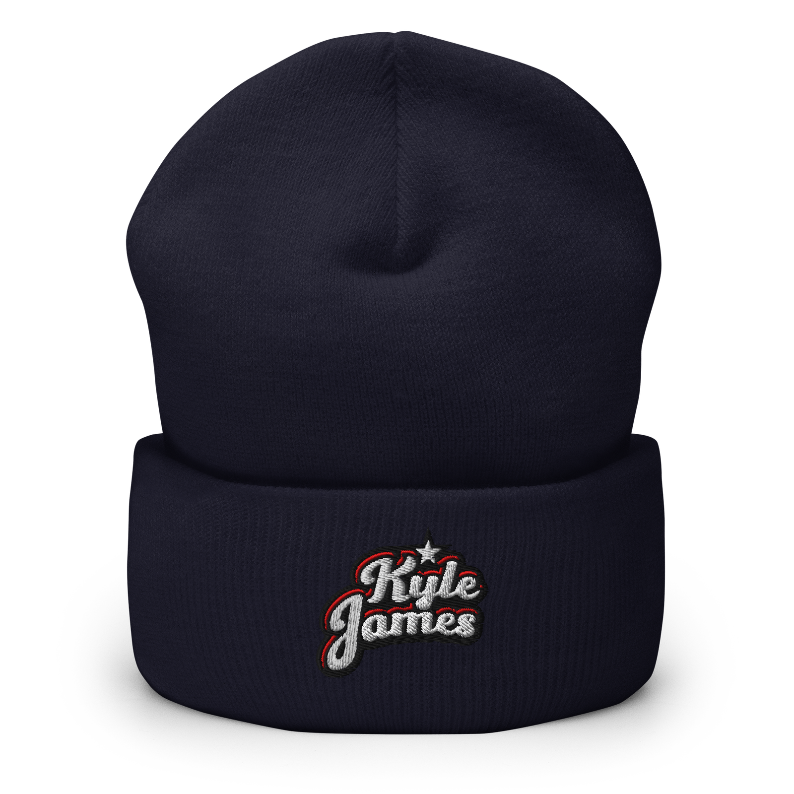 cuffed beanie navy front 6a5f4ae98f247 Kyle James Beanie Kyle James Beanie - Image 5