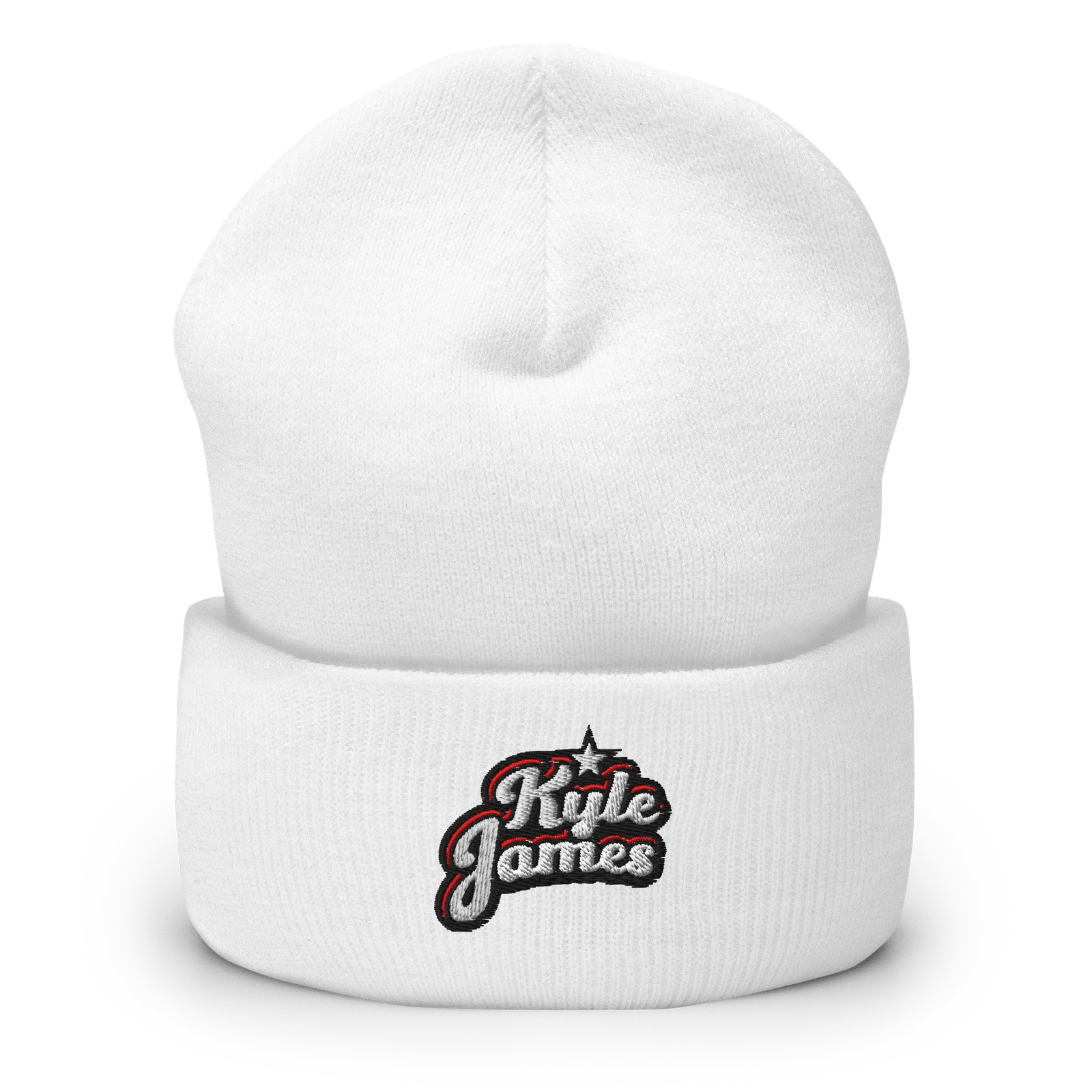 cuffed beanie white front 6a5f4a4cbac6f Kyle James Beanie Kyle James Beanie - Image 10