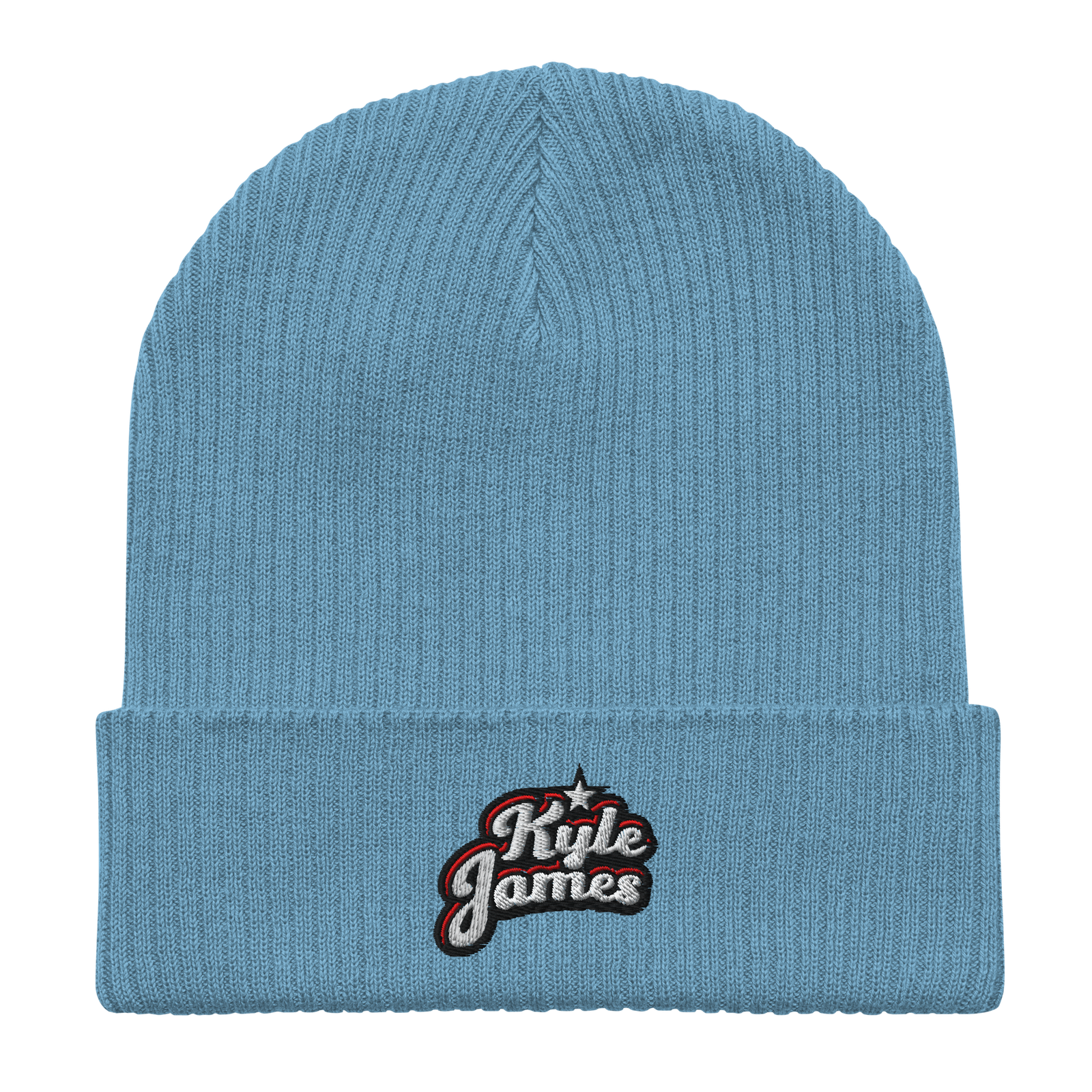 organic ribbed beanie light avio blue front 6a5f532d6b784 Kyle James Organic Cotton Beanie Kyle James Organic Cotton Beanie - Image 4