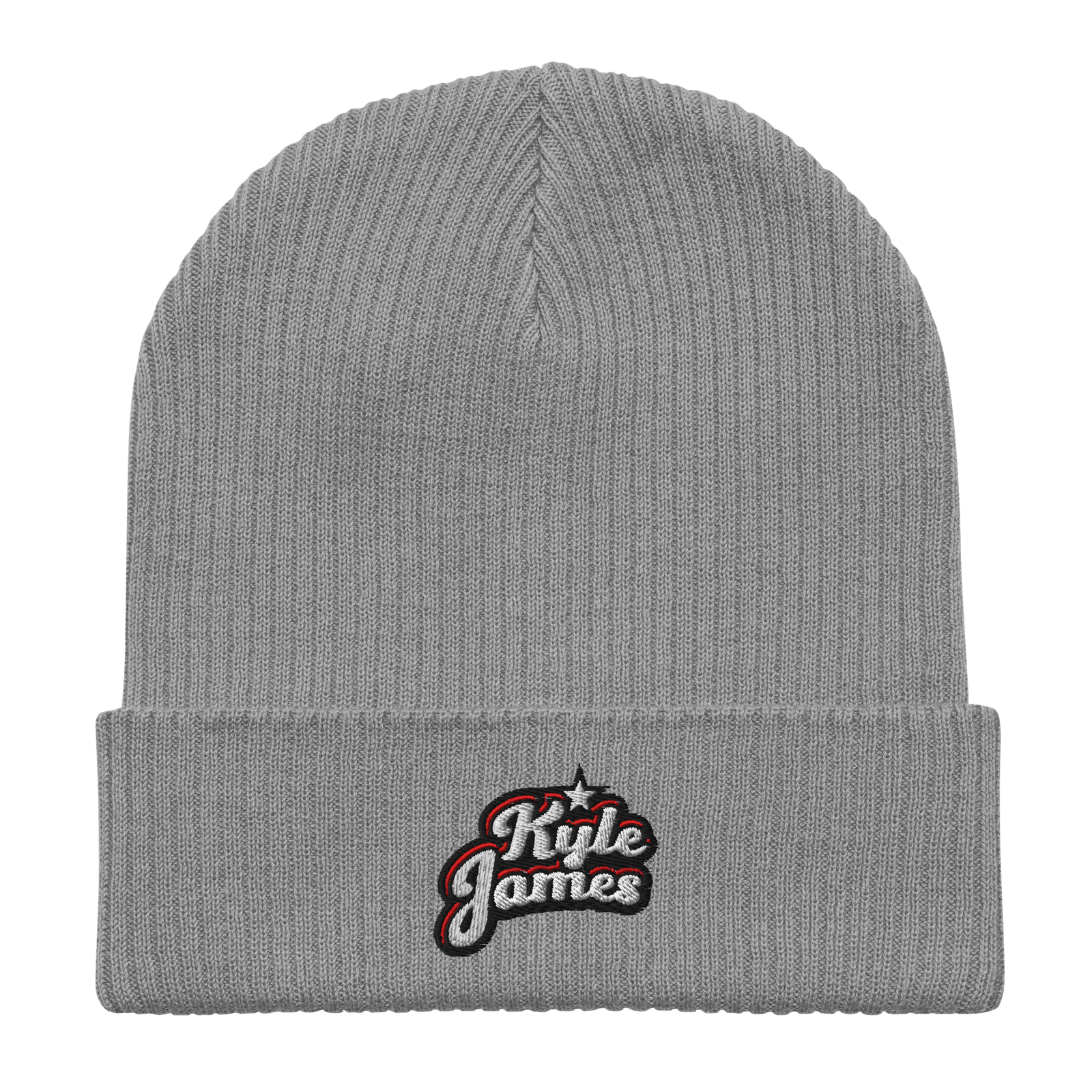 organic ribbed beanie light grey front 6a5f532d6b835 Kyle James Organic Cotton Beanie Kyle James Organic Cotton Beanie - Image 5