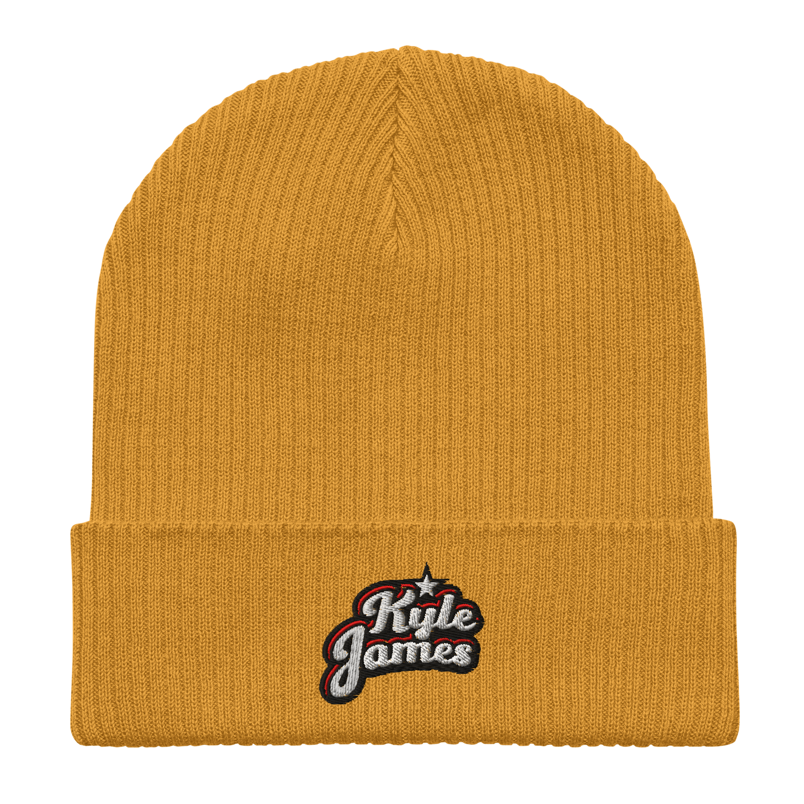 organic ribbed beanie mustard yellow front 6a5f532d6b7e8 Kyle James Organic Cotton Beanie Kyle James Organic Cotton Beanie - Image 6
