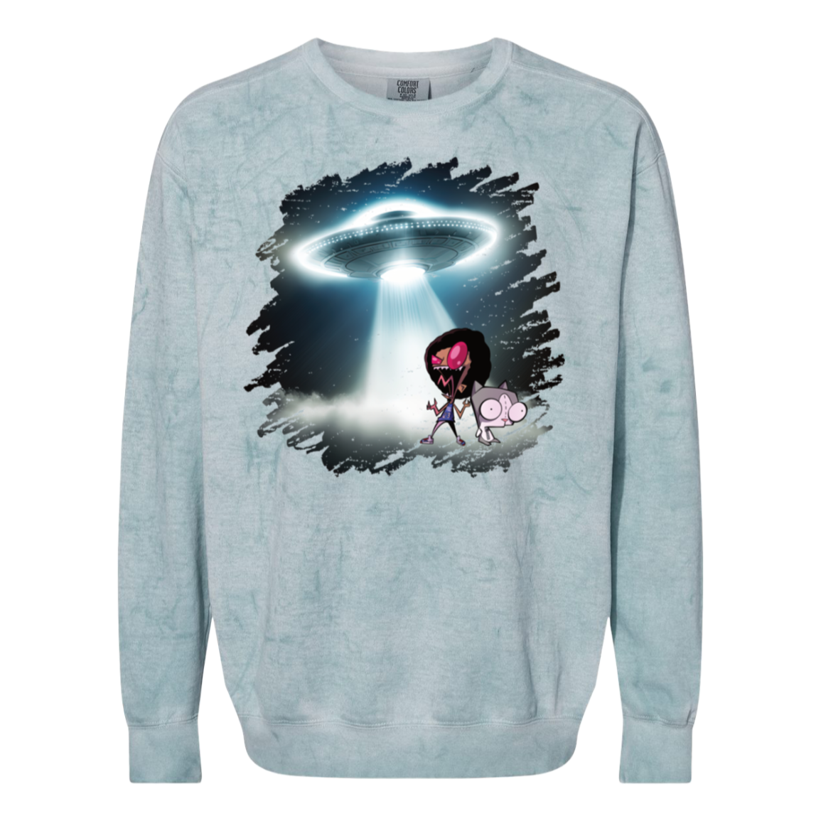 redirect07172026030703 1 Invader Zim Color Blast Crewneck Invader Zim Color Blast Crewneck - Image 2
