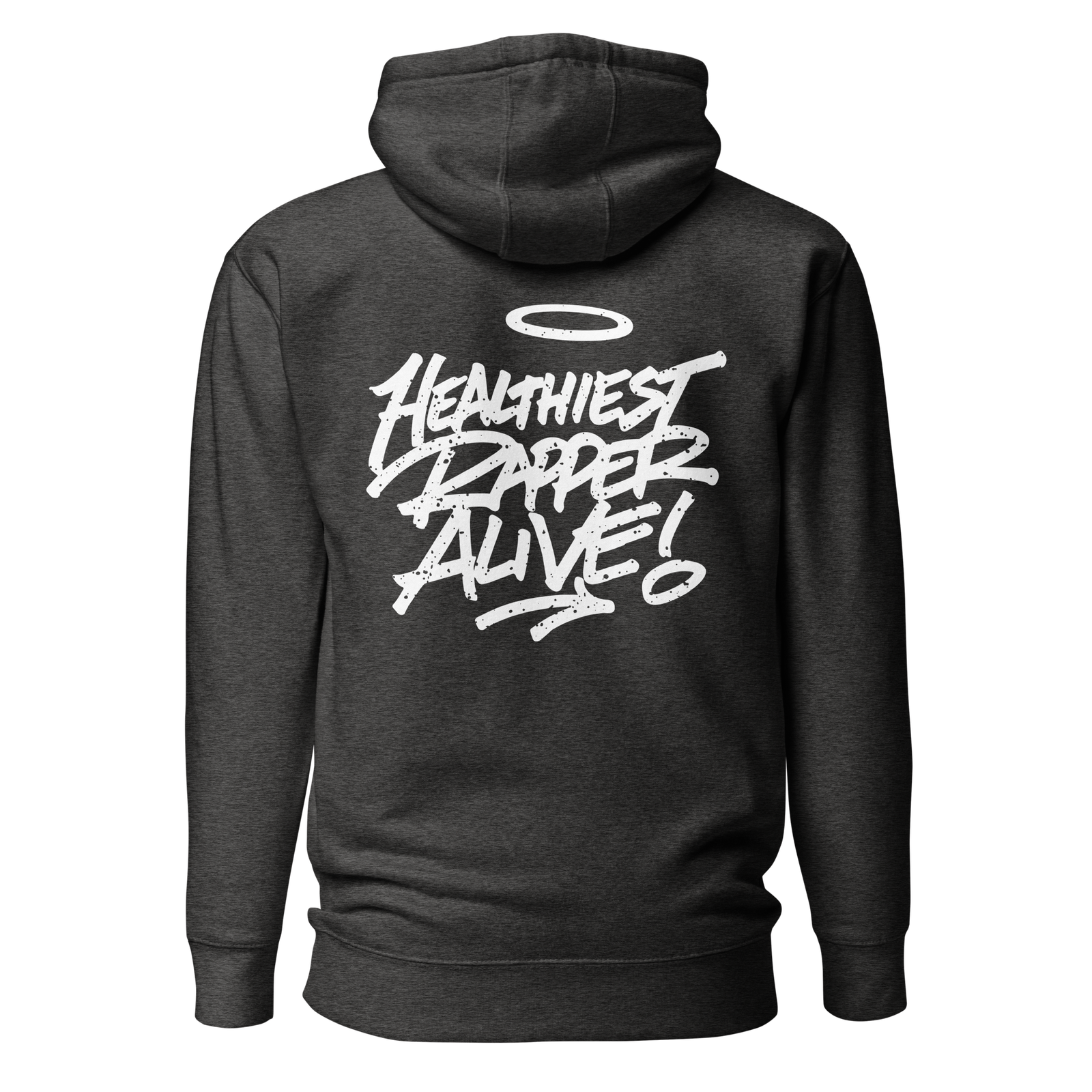 unisex premium pullover hoodie charcoal heather back 6a55dfaf470b3 Kyle James Dual-Logo Hoodie Kyle James Dual-Logo Hoodie - Image 3