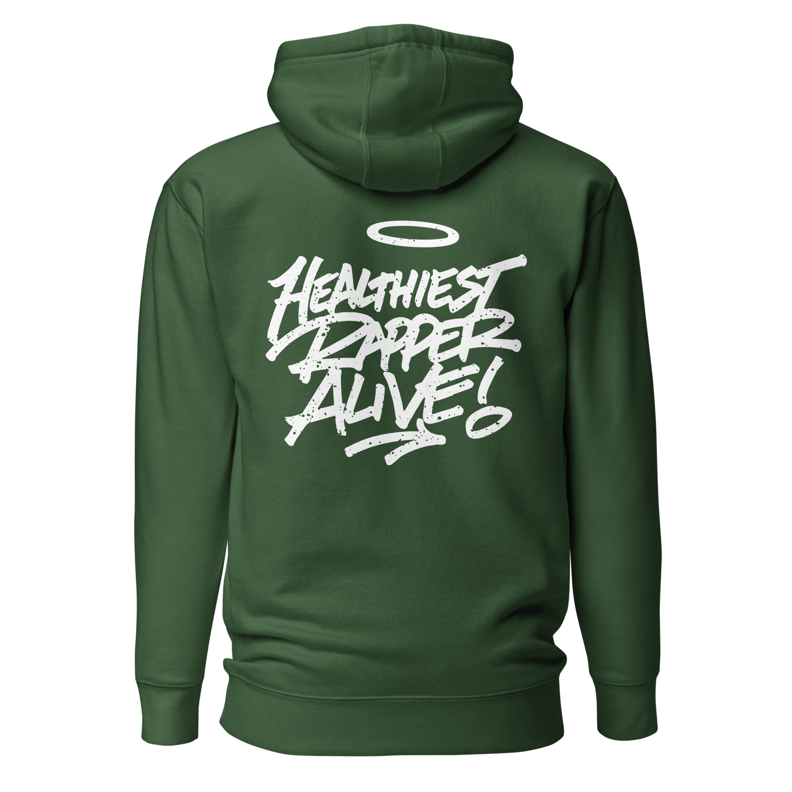 unisex premium pullover hoodie forest green back 6a55ef3cdb316 Kyle James Dual-Logo Hoodie Kyle James Dual-Logo Hoodie - Image 5