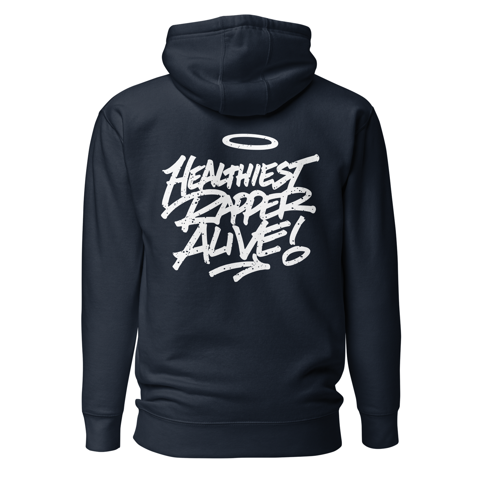 unisex premium pullover hoodie navy blazer back 6a55dfaf4454c Kyle James Dual-Logo Hoodie Kyle James Dual-Logo Hoodie - Image 9
